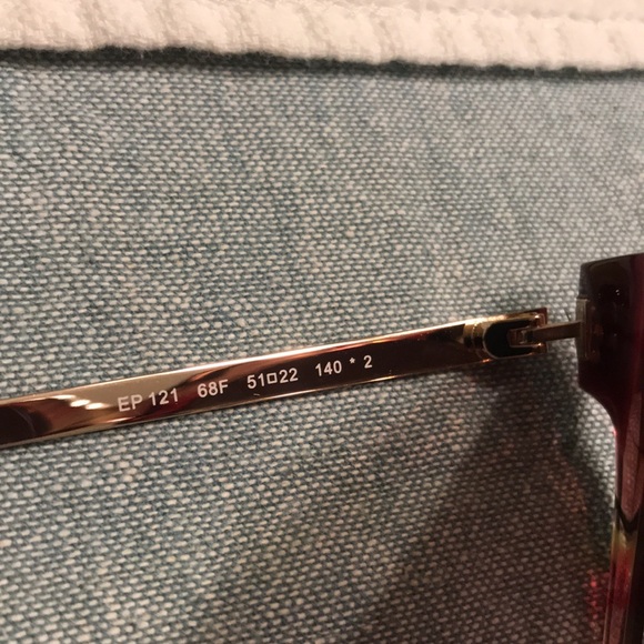 Authentic NEW EMILIO PUCCI Sun w/case. Crystal frt....